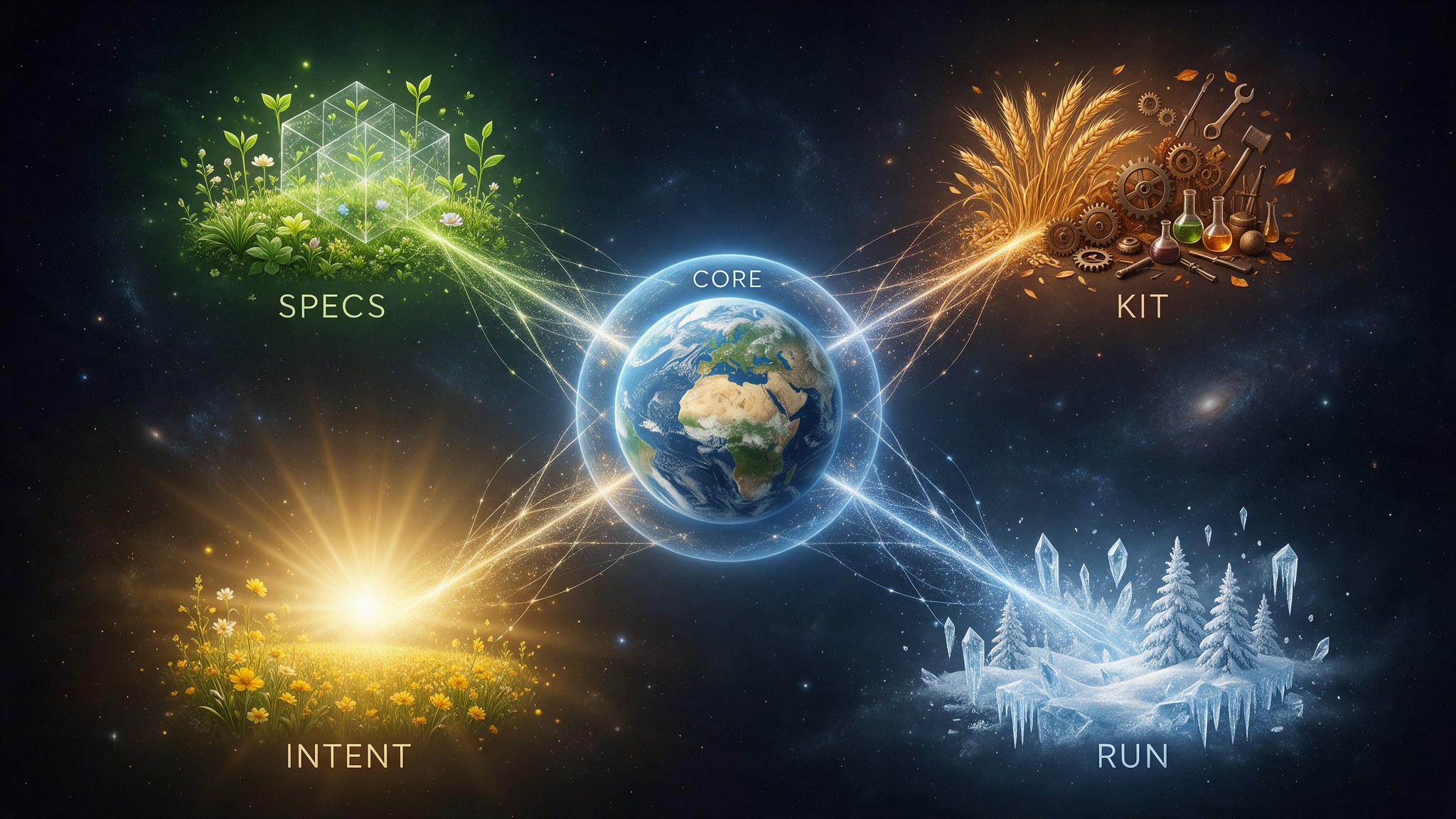 The natural law of the five nodes and the seasons